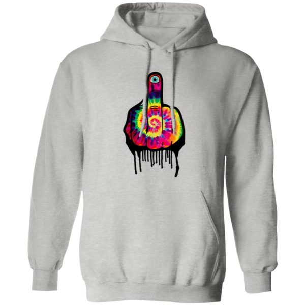 Tie Dye Middle Finger T Shirts, Hoodies, Long Sleeve