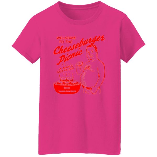 Welcome To The Cheeseburger Picnic A Man’s Gotta Eat Trailer Park Boys T Shirts, Hoodies, Long Sleeve 9