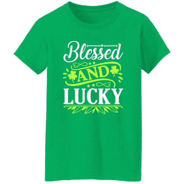 blessed and lucky St T-Shirts, Long Sleeve, Hoodies