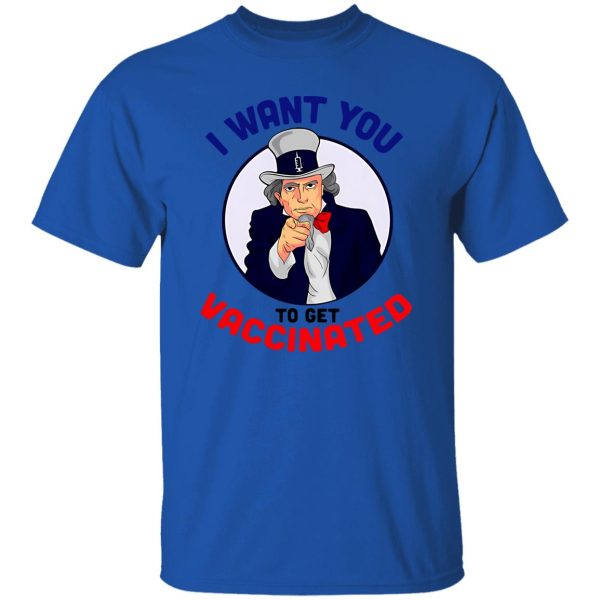 Official Uncle Sam Vaccine I Want You To Get Vaccinated Nurse Doctor T Shirts, Hoodies, Long Sleeve