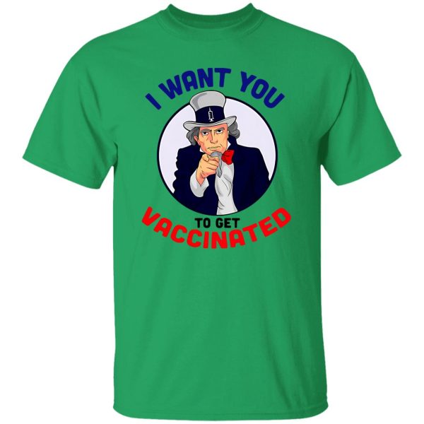 Official Uncle Sam Vaccine I Want You To Get Vaccinated Nurse Doctor T Shirts, Hoodies, Long Sleeve