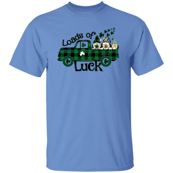 Loads of Luck St Patrick’s Day Lucky gnome Truck T Shirts, Hoodies, Long Sleeve