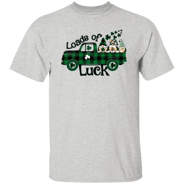 Loads of Luck St Patrick’s Day Lucky gnome Truck T Shirts, Hoodies, Long Sleeve