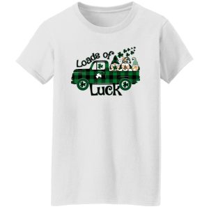 Loads of Luck St Patrick’s Day Lucky gnome Truck T Shirts, Hoodies, Long Sleeve