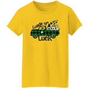 Loads of Luck St Patrick’s Day Lucky gnome Truck T Shirts, Hoodies, Long Sleeve