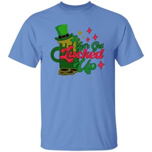 Let’s Get Lucked Up Funny Retro St Patrick’s Day Shamrock Drinking T Shirts, Hoodies, Long Sleeve