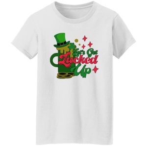 Let’s Get Lucked Up Funny Retro St Patrick’s Day Shamrock Drinking T Shirts, Hoodies, Long Sleeve