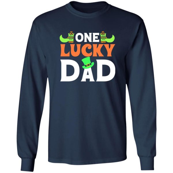 One lucky dad T-Shirts, Long Sleeve, Hoodies