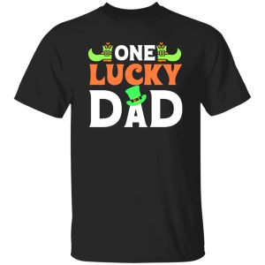 One lucky dad T-Shirts, Long Sleeve, Hoodies