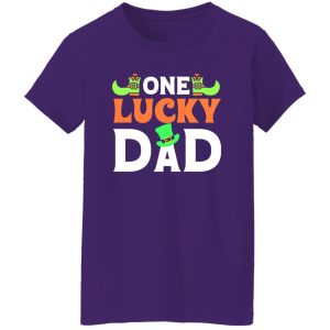 One lucky dad T-Shirts, Long Sleeve, Hoodies