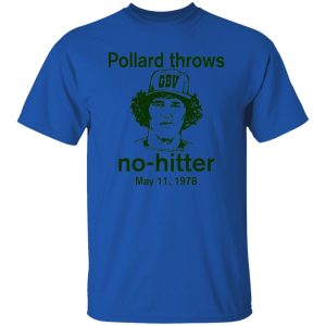 Pollard Throws No-Hitter May 11 1978 T Shirts, Hoodies, Long Sleeve