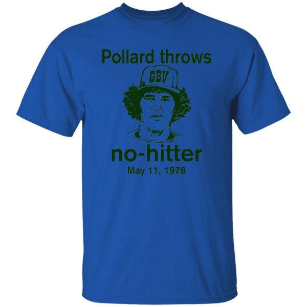 Pollard Throws No-Hitter May 11 1978 T Shirts, Hoodies, Long Sleeve