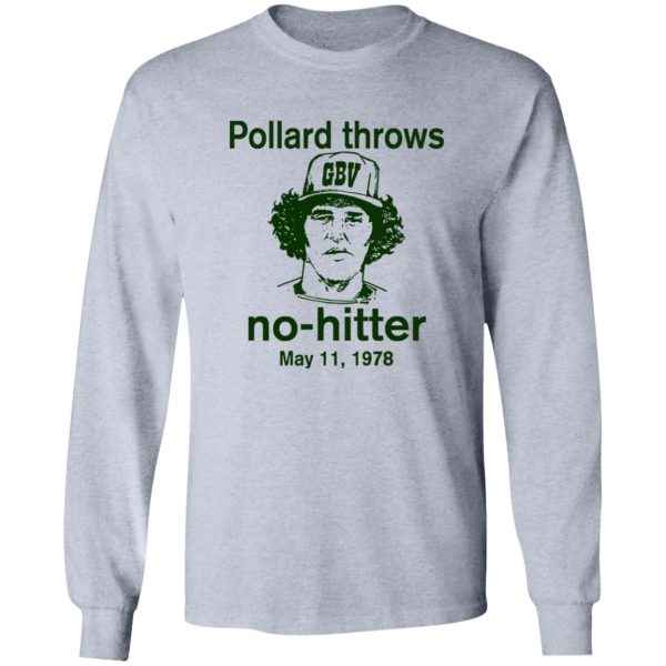 Pollard Throws No-Hitter May 11 1978 T Shirts, Hoodies, Long Sleeve