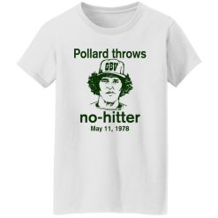 Pollard Throws No-Hitter May 11 1978 T Shirts, Hoodies, Long Sleeve