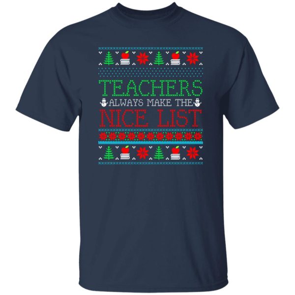 Funny Christmas Teacher Ugly Christmas Xmas T-Shirts, Long Sleeve, Hoodies