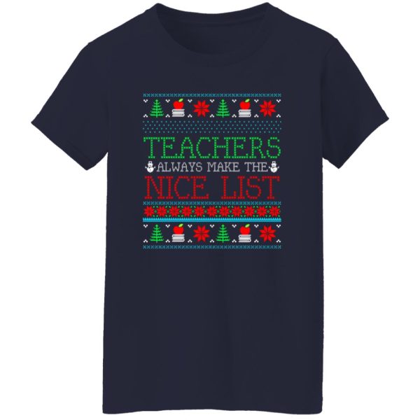 Funny Christmas Teacher Ugly Christmas Xmas T-Shirts, Long Sleeve, Hoodies