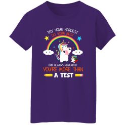 Try your hardest but You_re more than a Test Teacher T-Shirts, Long Sleeve, Hoodies