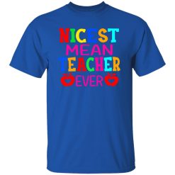 Nicest Mean Teacher Ever T-Shirts, Long Sleeve, Hoodies