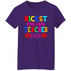 Nicest Mean Teacher Ever T-Shirts, Long Sleeve, Hoodies