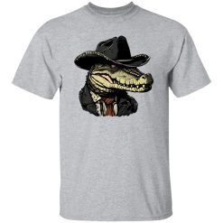 Wild West Gator Cowboy T-Shirts, Long Sleeve, Hoodies