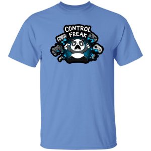 Control Freak Funny Panda Gaming Lover Quote Animal Lover T Shirts, Hoodies, Long Sleeve