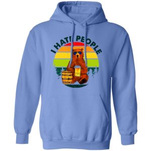 I Hate People Bear Drinking Beer T Shirts, Hoodies, Long Sleeve