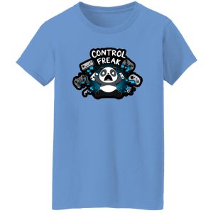 Control Freak Funny Panda Gaming Lover Quote Animal Lover T Shirts, Hoodies, Long Sleeve