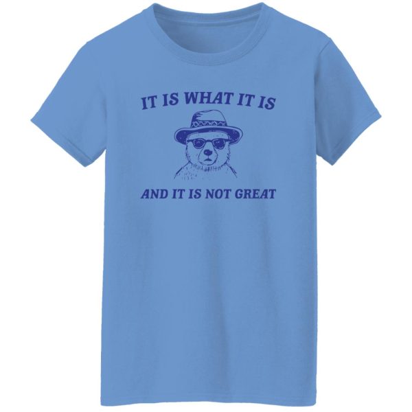 It Is What It Is And It Is Not Great T Shirts, Hoodies, Long Sleeve