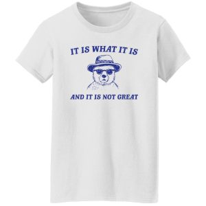 It Is What It Is And It Is Not Great T Shirts, Hoodies, Long Sleeve