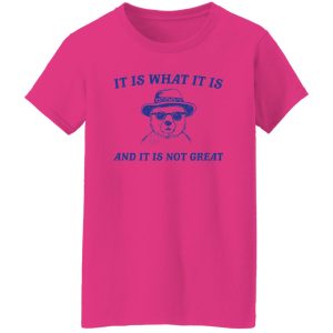 It Is What It Is And It Is Not Great T Shirts, Hoodies, Long Sleeve