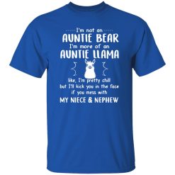 Im Not An Auntie Bear More Of An Auntie Llama T-Shirts, Long Sleeve, Hoodies