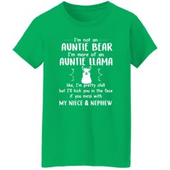 Im Not An Auntie Bear More Of An Auntie Llama T-Shirts, Long Sleeve, Hoodies