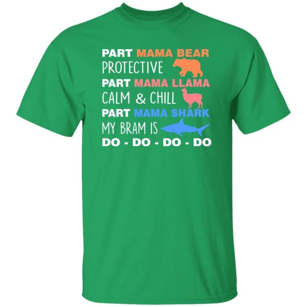 Part Mama Bear Mama Llama Mama Shark T-Shirts, Long Sleeve, Hoodies