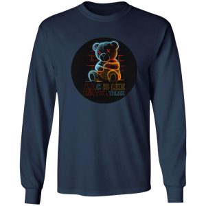 Neon teddy bear toy Long T-Shirts, Long Sleeve, Hoodies