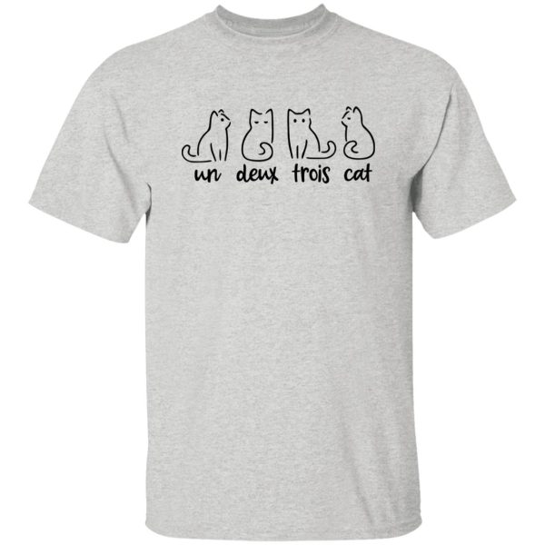 Un Deux Trois Cat T-Shirts, Long Sleeve, Hoodies