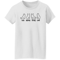 Un Deux Trois Cat T Shirts, Hoodies, Long Sleeve
