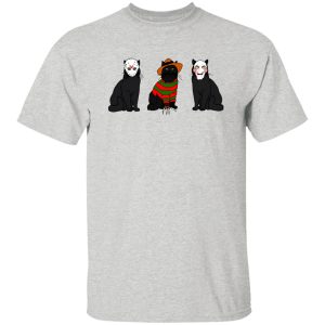 Funny Cat Shirt Parody Horror Movie Shirt Black Cat Gifts T-Shirts, Long Sleeve, Hoodies