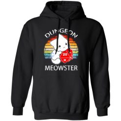 Dungeon Meowster Retro Vintage Funny Cat T-Shirts, Long Sleeve, Hoodies