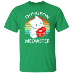 Dungeon Meowster Retro Vintage Funny Cat T-Shirts, Long Sleeve, Hoodies