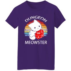 Dungeon Meowster Retro Vintage Funny Cat T-Shirts, Long Sleeve, Hoodies