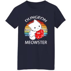 Dungeon Meowster Retro Vintage Funny Cat T-Shirts, Long Sleeve, Hoodies
