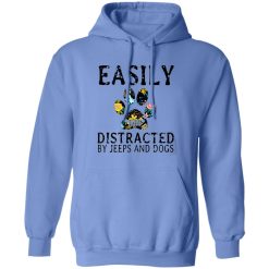 Easily Distracted By Jeeps And Dogs T Shirts, Hoodies, Long Sleeve