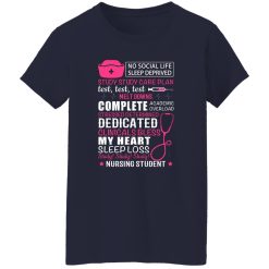 No social life sleep deprived study study care plan T-Shirts, Long Sleeve, Hoodies