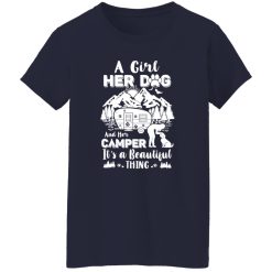 A Girl Her Dog And Her Camper It’s A Beautiful Thing V3 T-Shirts, Long Sleeve, Hoodies