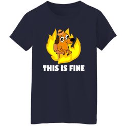 This Is Fine Dog Internet Meme Burning San Francisco T-Shirts, Long Sleeve, Hoodies