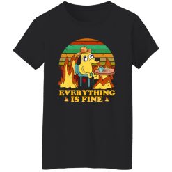 Everything Is Fine Dog Internet Meme Burning San Francisco T-Shirts, Long Sleeve, Hoodies