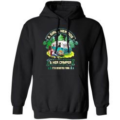 A Girl Her Dog And Her Camper It’s A Beautiful Thing Camping T-Shirts, Long Sleeve, Hoodies