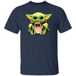 Baby Yoda Hug Pug Dog T-Shirts, Long Sleeve, Hoodies