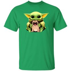 Baby Yoda Hug Pug Dog T-Shirts, Long Sleeve, Hoodies