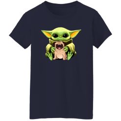 Baby Yoda Hug Pug Dog T-Shirts, Long Sleeve, Hoodies